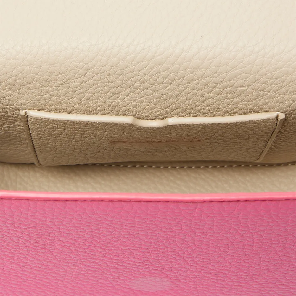 Amalfi Bag in Fuschia Pebble