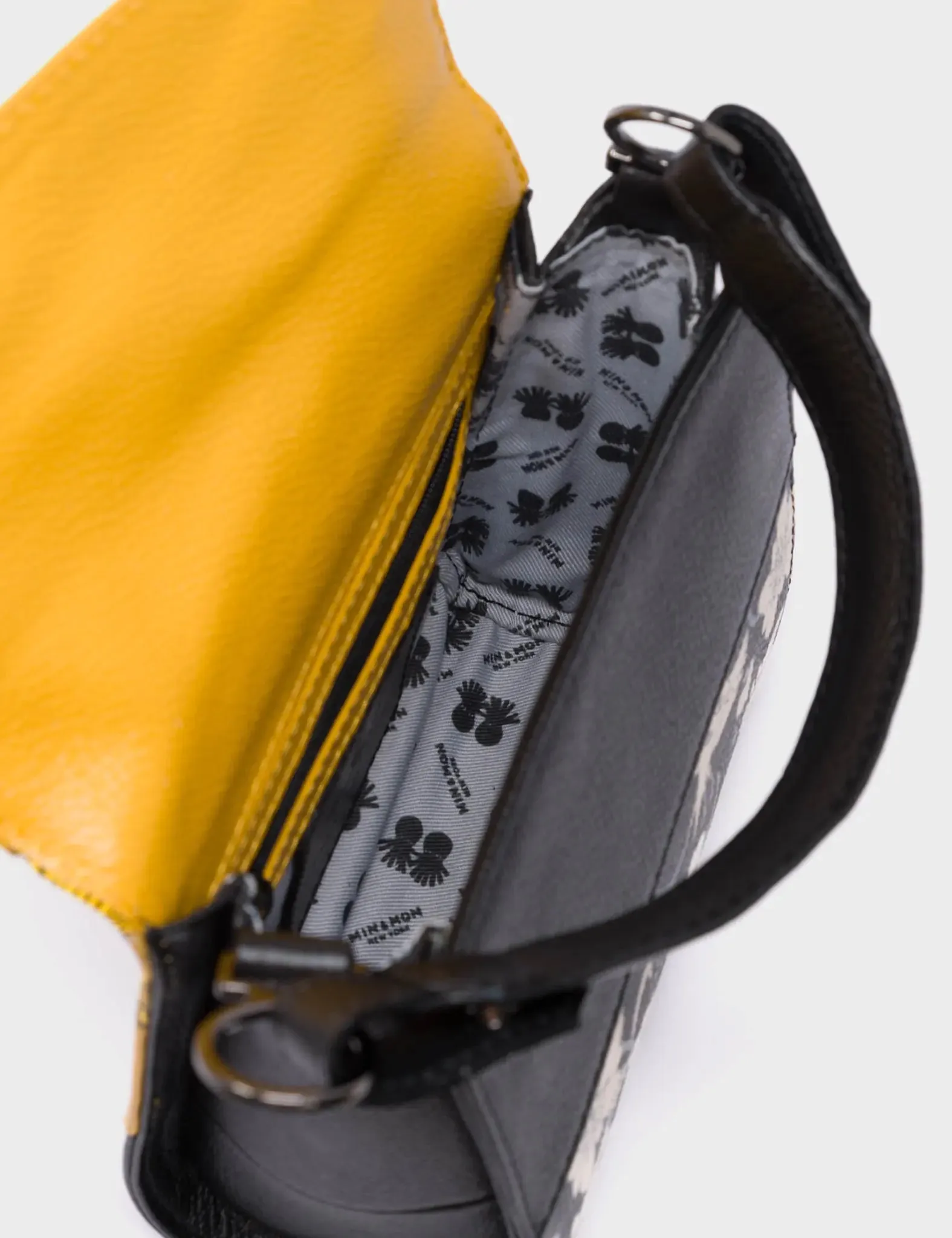 Anastasio Micro Crossbody Handbag Black Leather - Tangle Tales Black Design