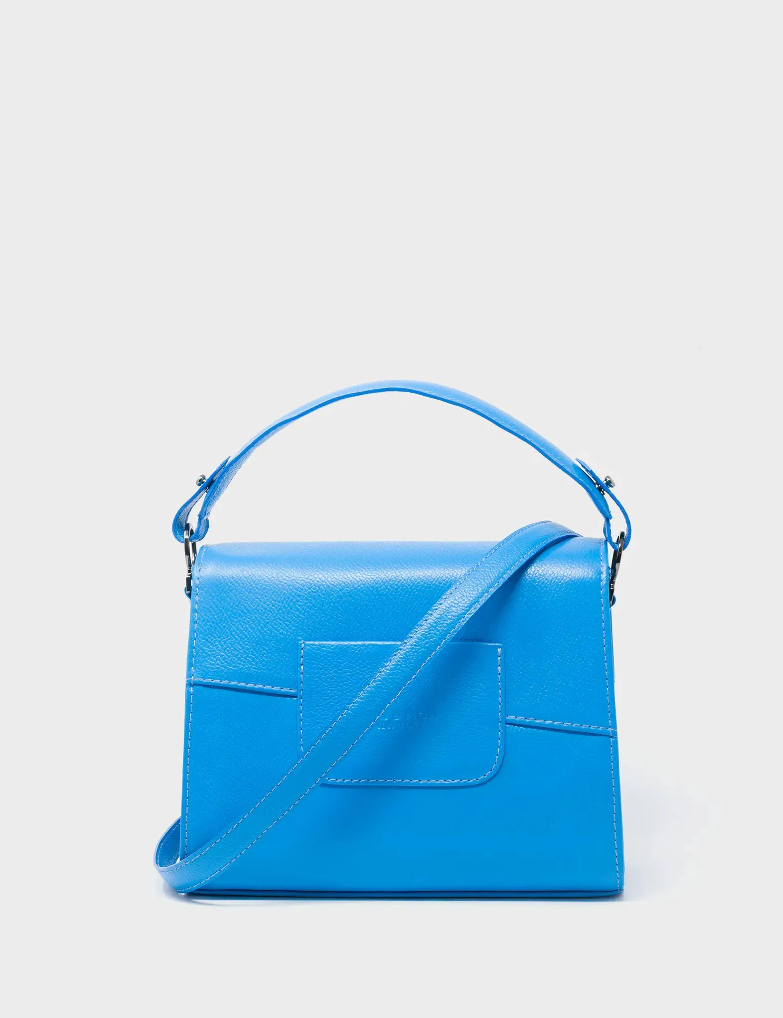 Anastasio Mini Crossbody Handbag Ibiza Blue Leather - Look Up 