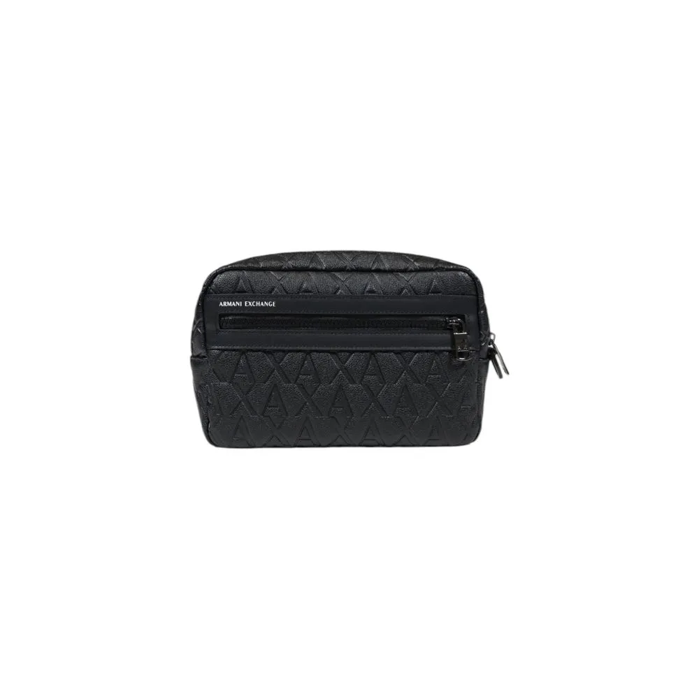 Armani Exchange Black Polyester Luggage And Travel
