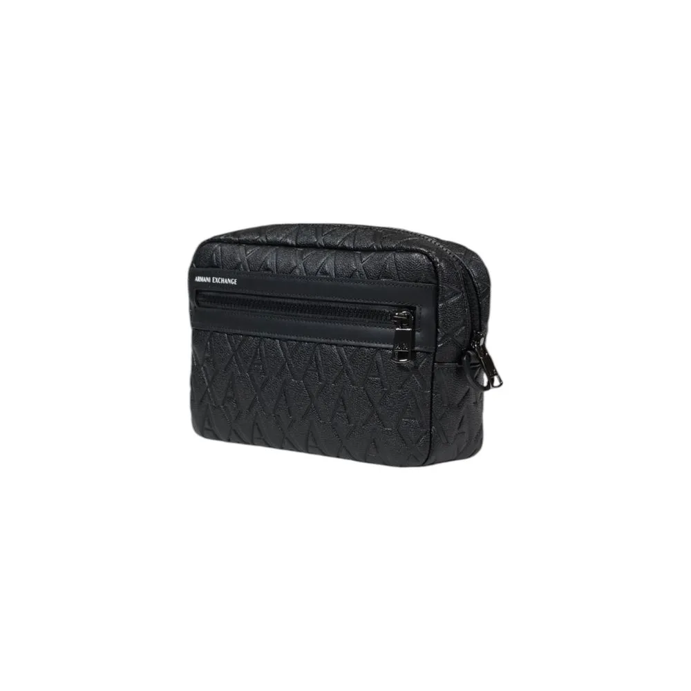 Armani Exchange Black Polyester Luggage And Travel
