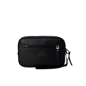 Armani Exchange Black Polyester Luggage And Travel