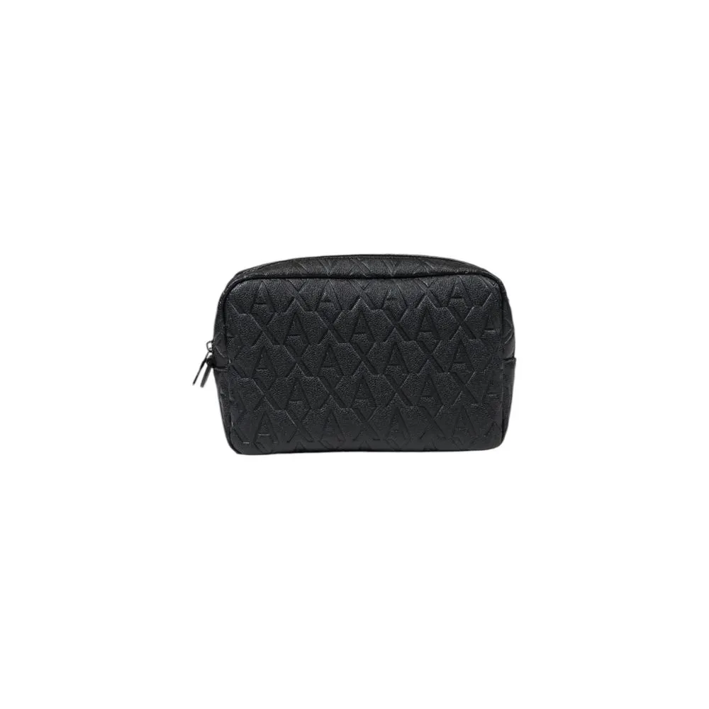 Armani Exchange Black Polyester Luggage And Travel