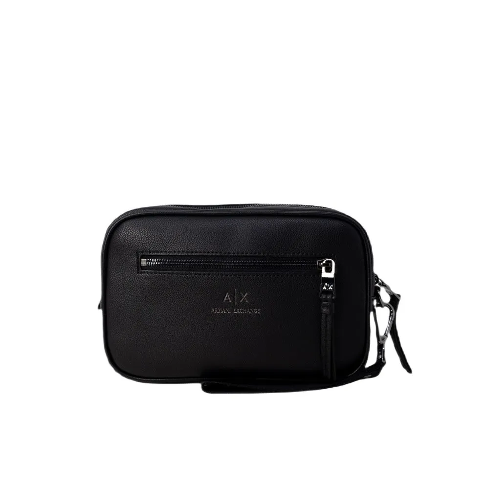 Armani Exchange Black Polyester Luggage And Travel