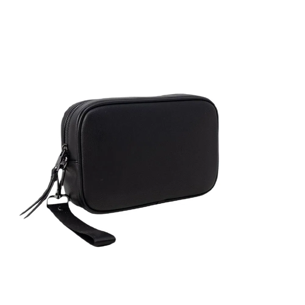 Armani Exchange Black Polyester Luggage And Travel