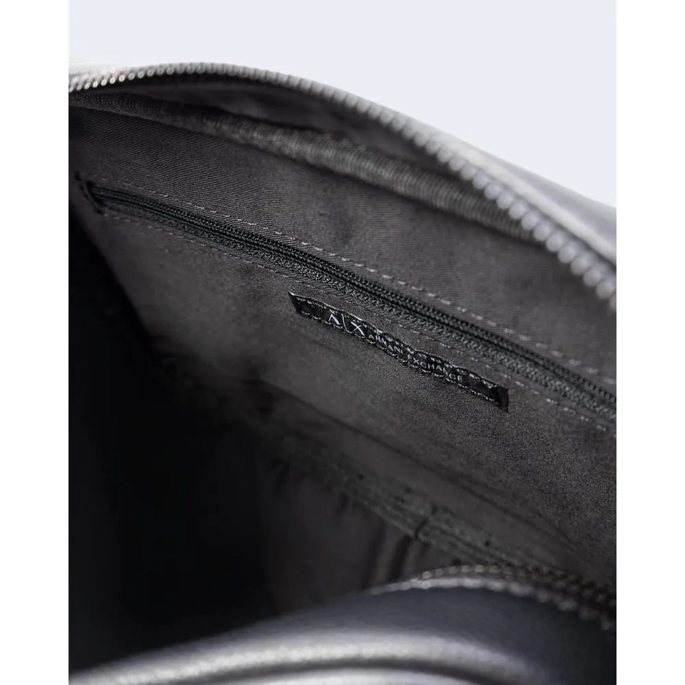 Armani Exchange Black Polyester Luggage And Travel