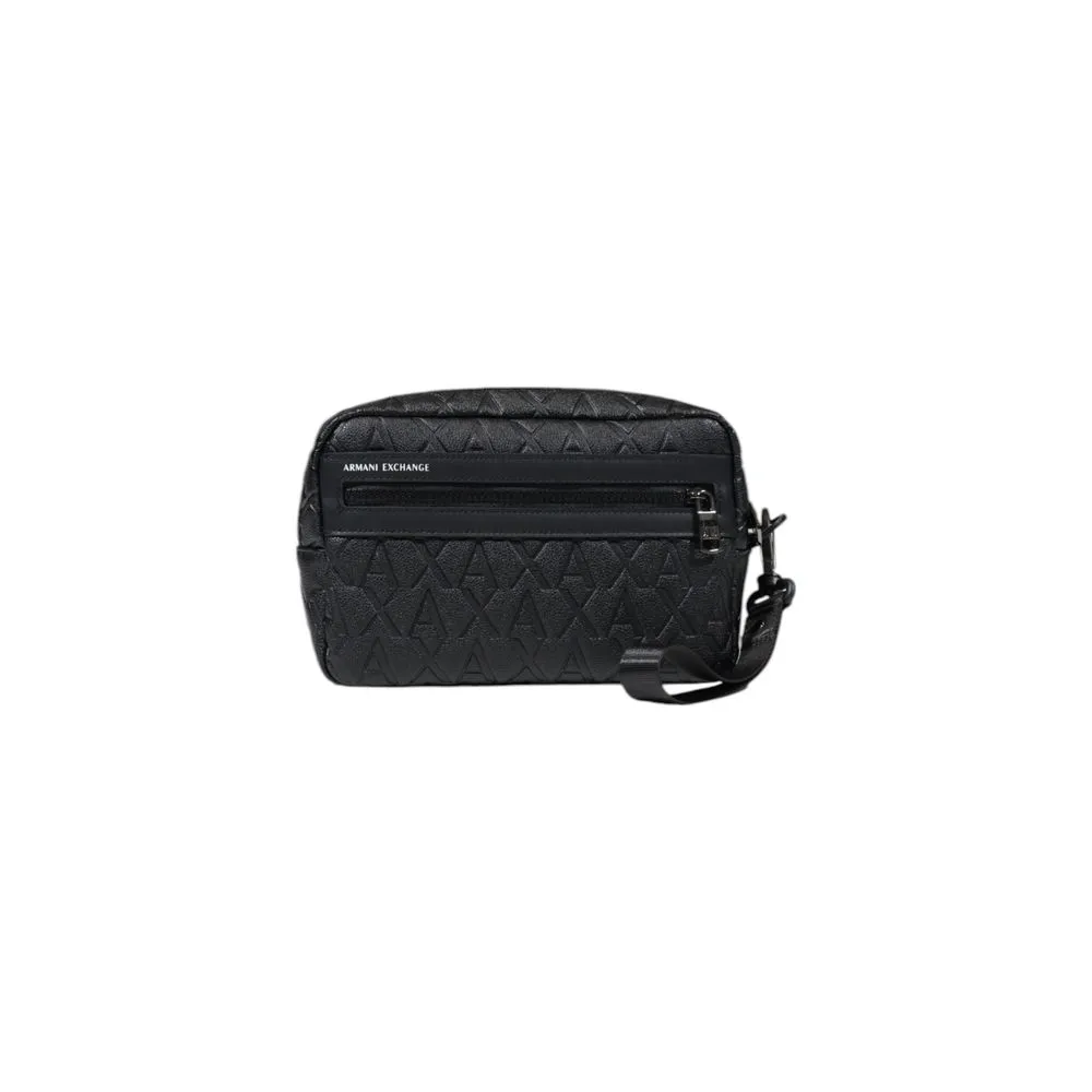 Armani Exchange Black Polyester Luggage And Travel