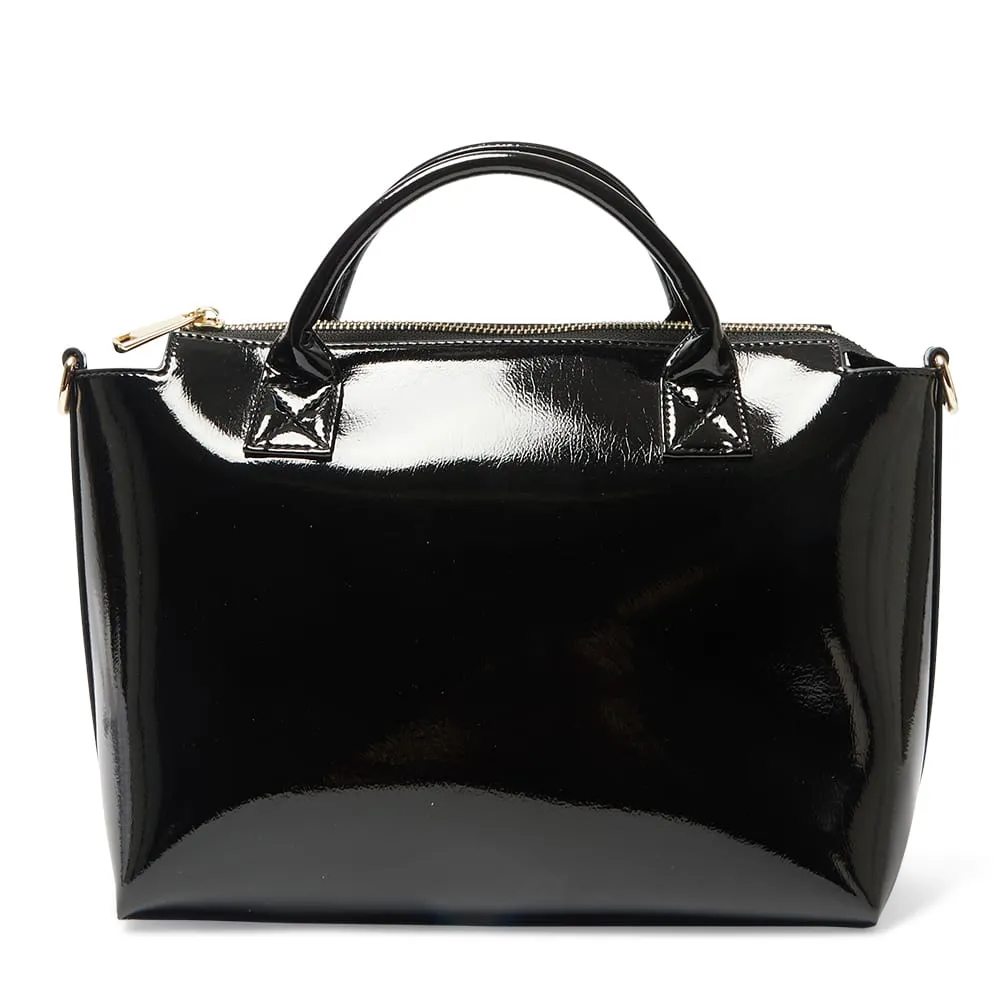 Baci Bag in Black Patent