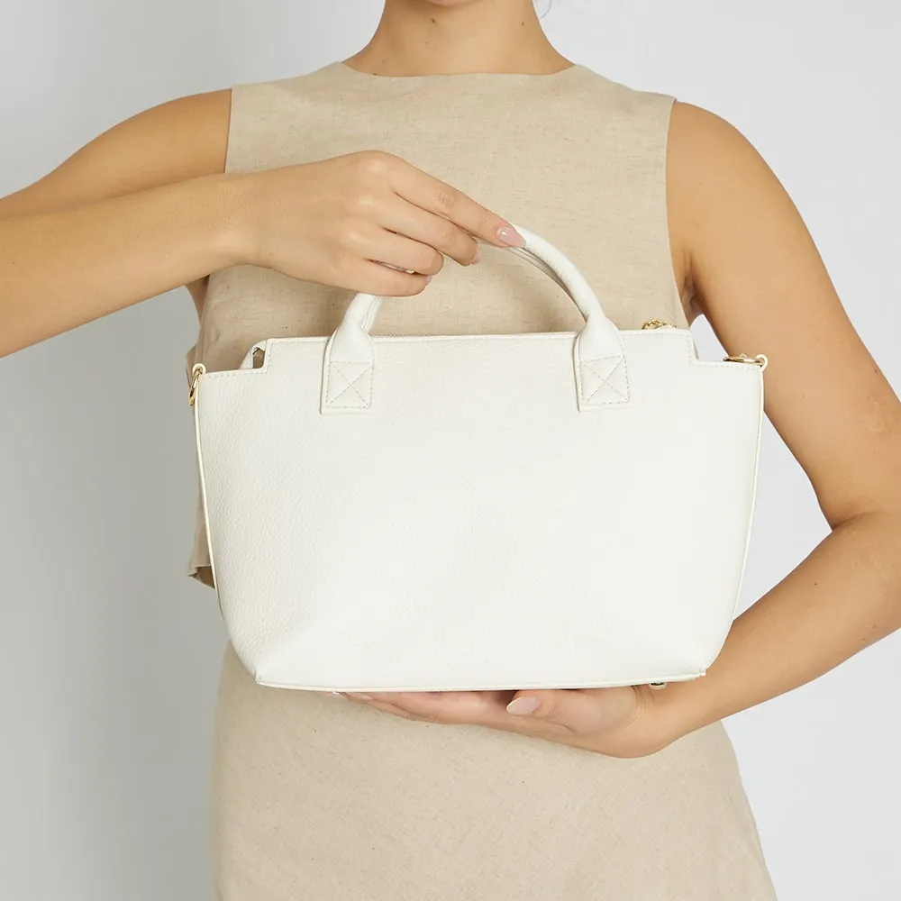 Baci Bag in Chalk Pebble
