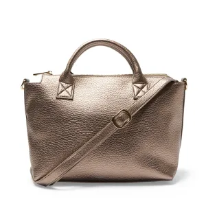 Baci Bag in Pewter Pebble