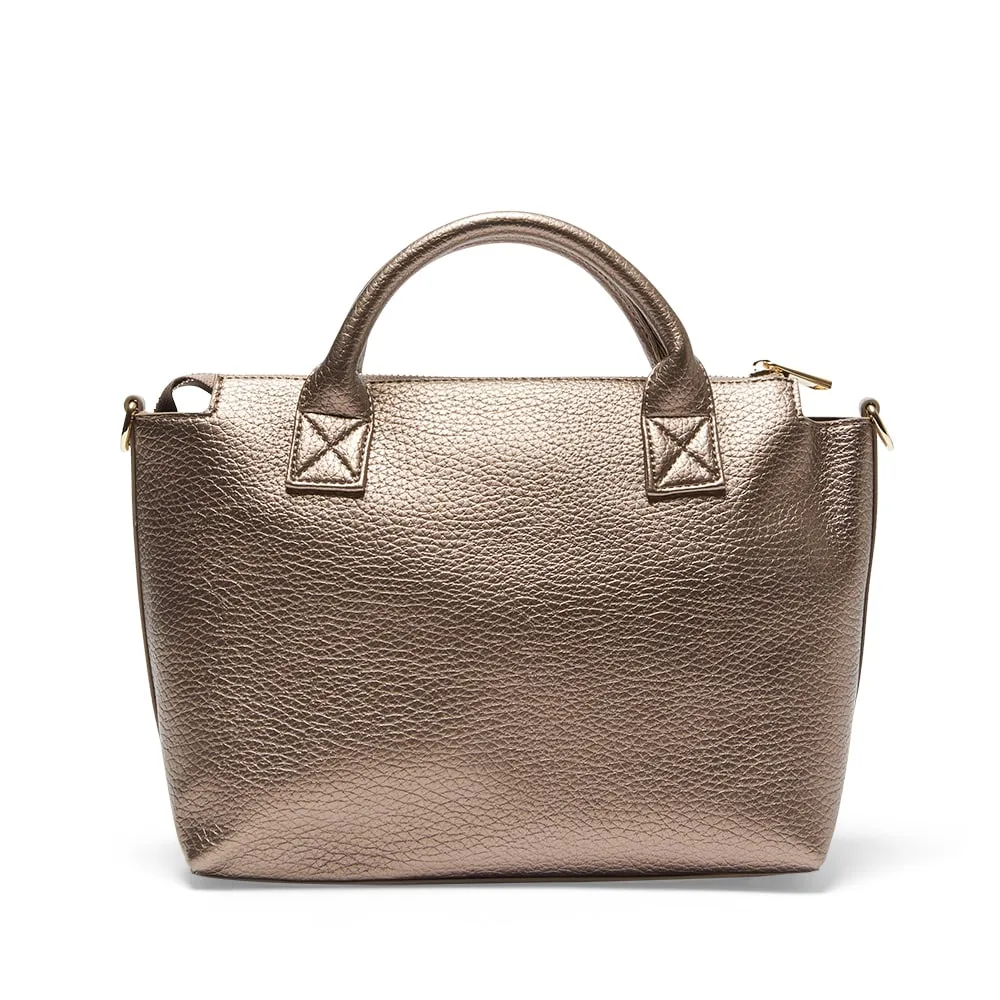 Baci Bag in Pewter Pebble