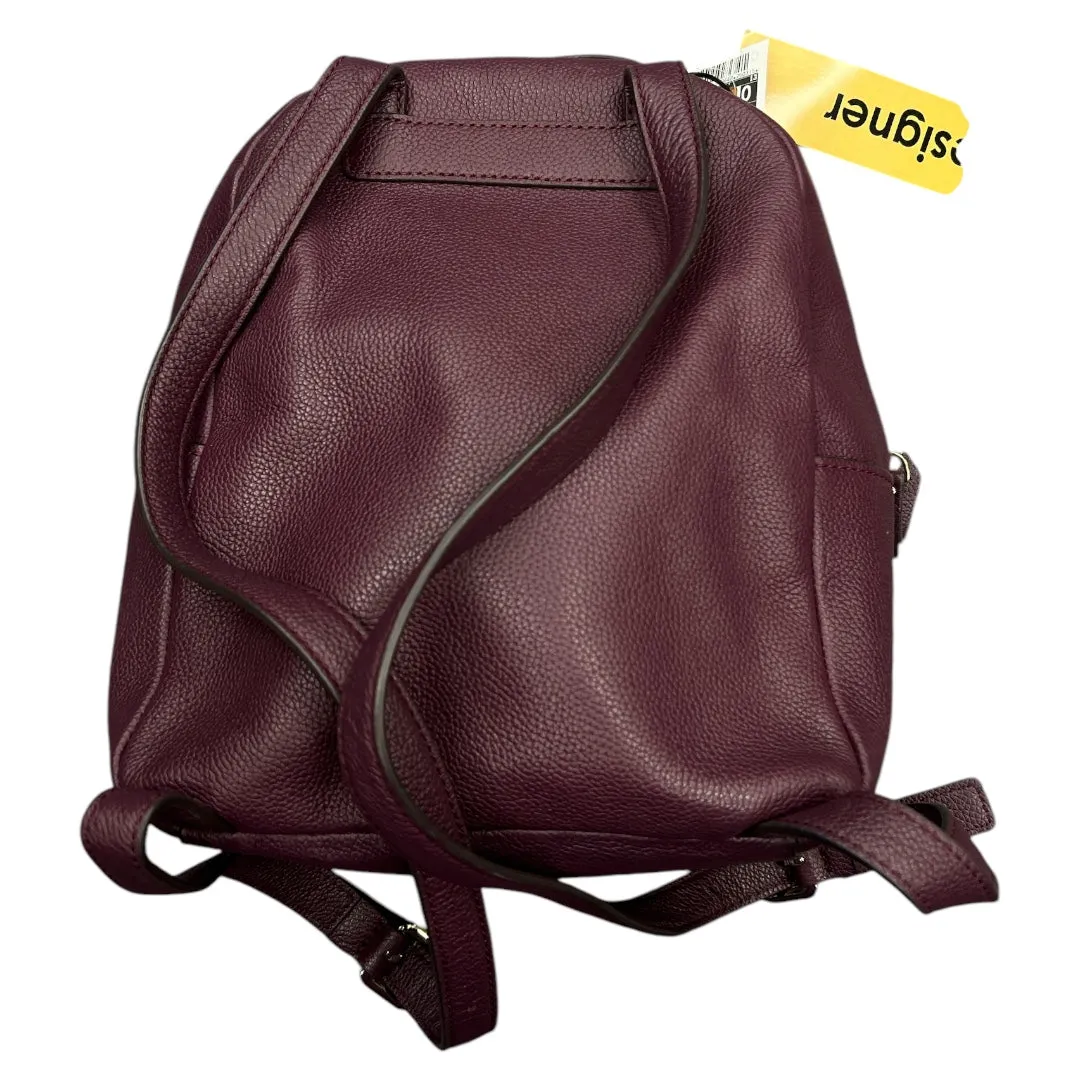 Backpack Designer By Kate Spade In Maroon, Size:Medium