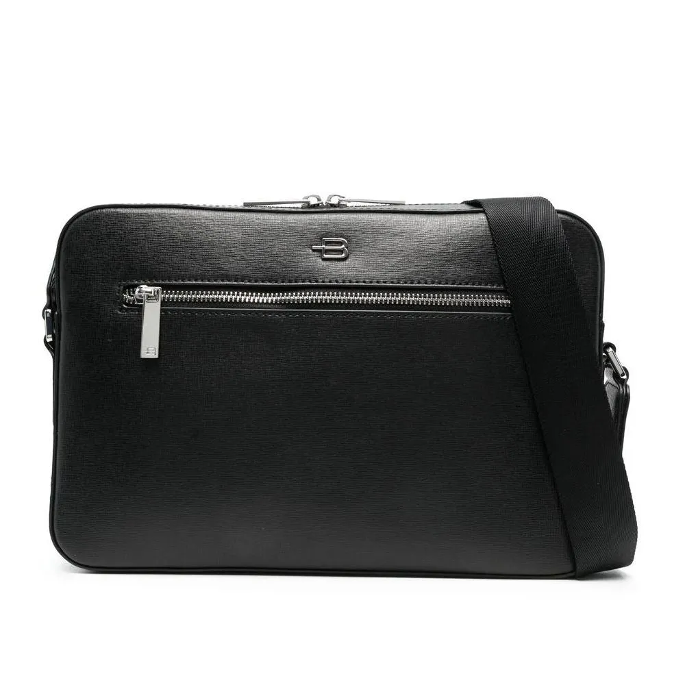 Baldinini Trend Leather Di Calfskin Shoulder Men's Bag