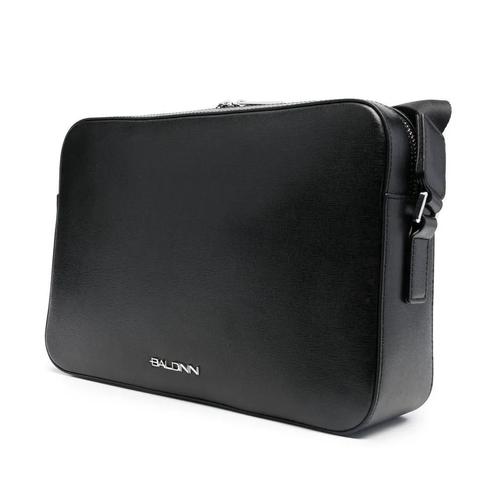 Baldinini Trend Leather Di Calfskin Shoulder Men's Bag