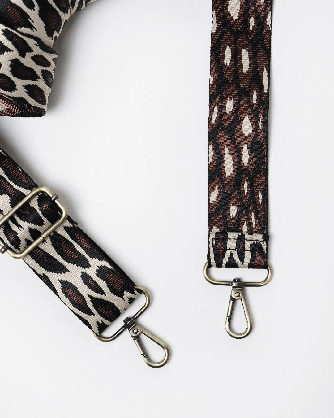 Beige Animal Print Strap