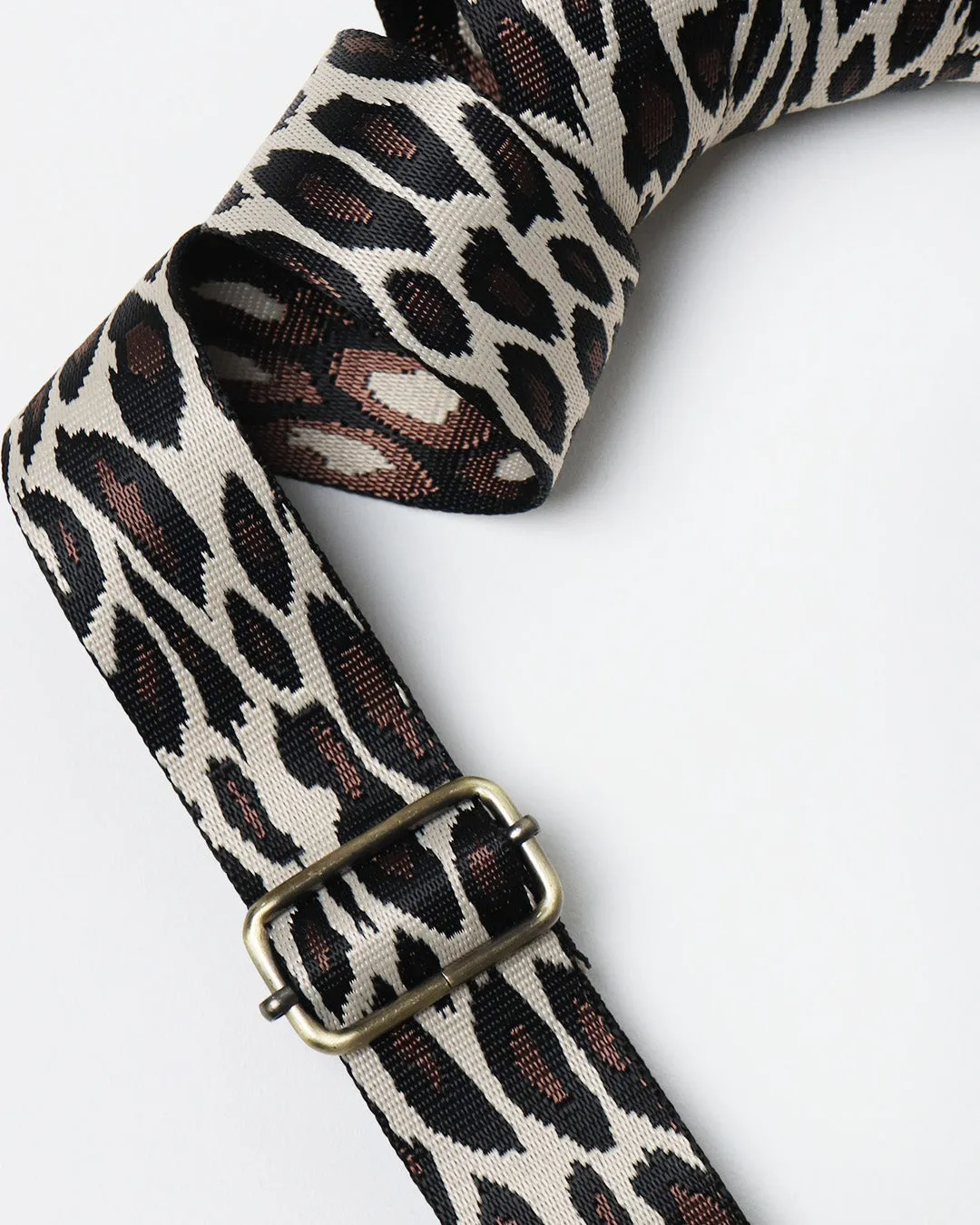 Beige Animal Print Strap