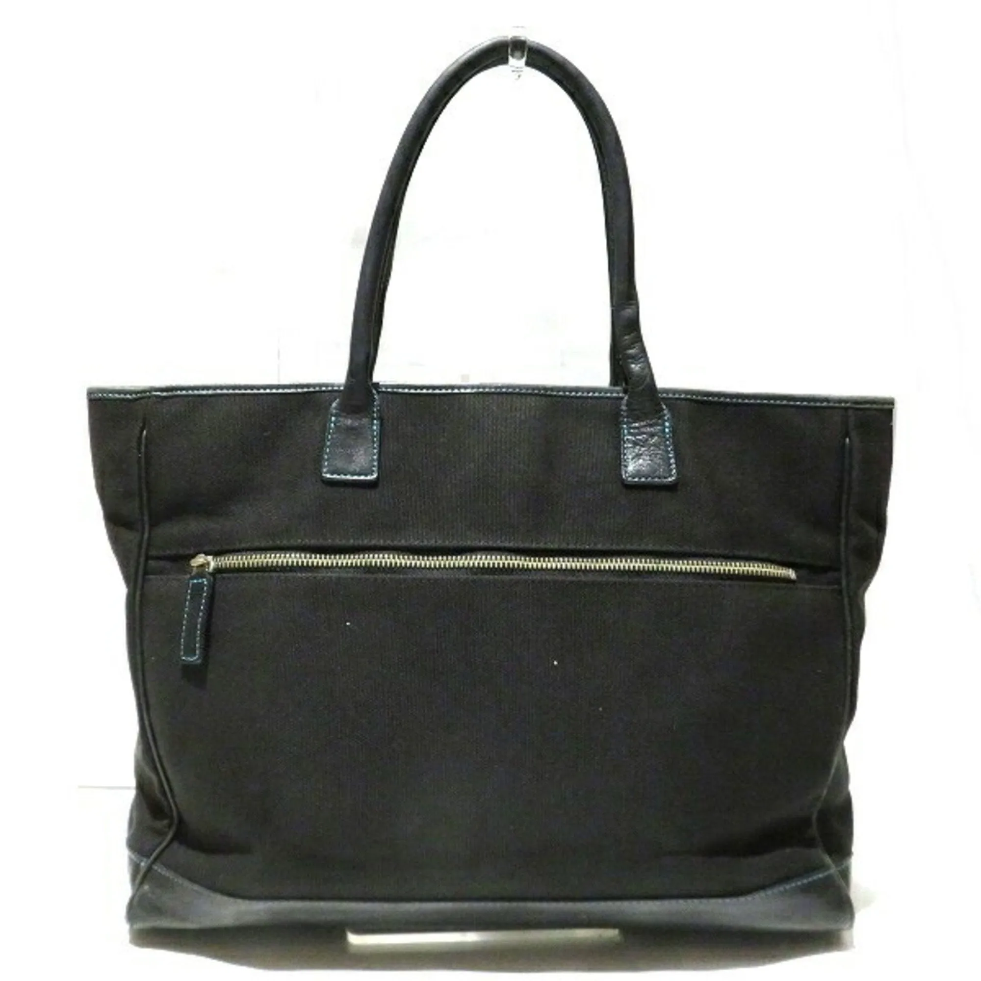 Burberry  Canvas Leather Tote Bag (Pre-Owned)