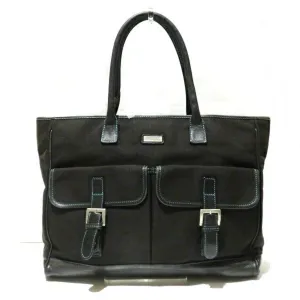 Burberry  Canvas Leather Tote Bag (Pre-Owned)