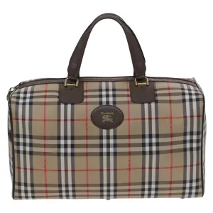Burberry Nova Check Canvas Travel Bag (Pre-Owned)