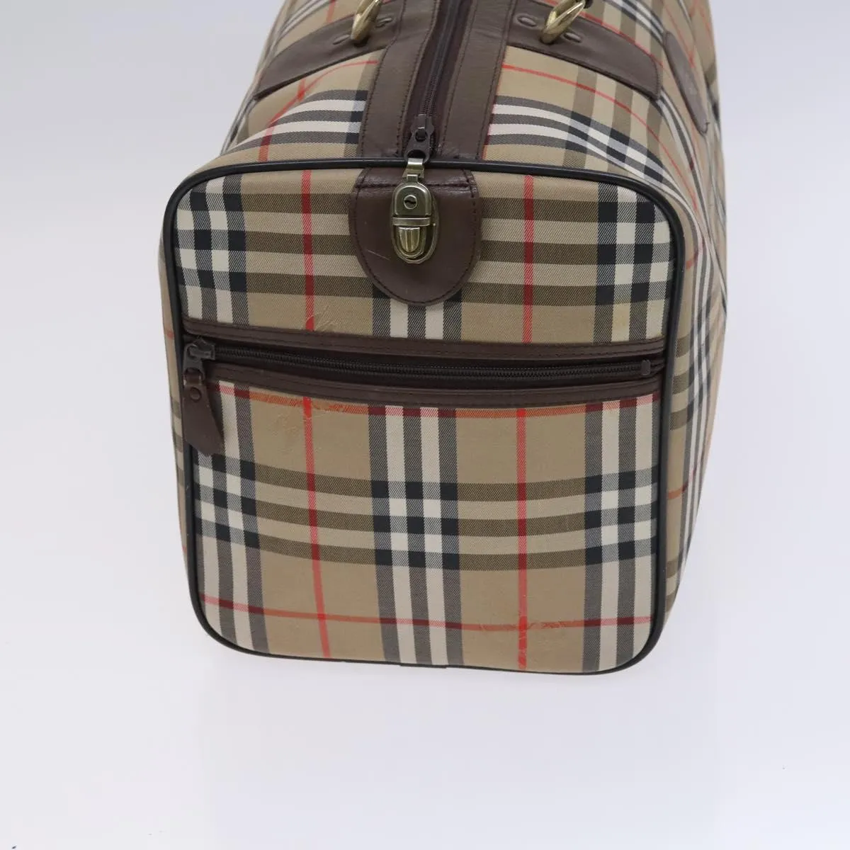 Burberry Nova Check Canvas Travel Bag (Pre-Owned)