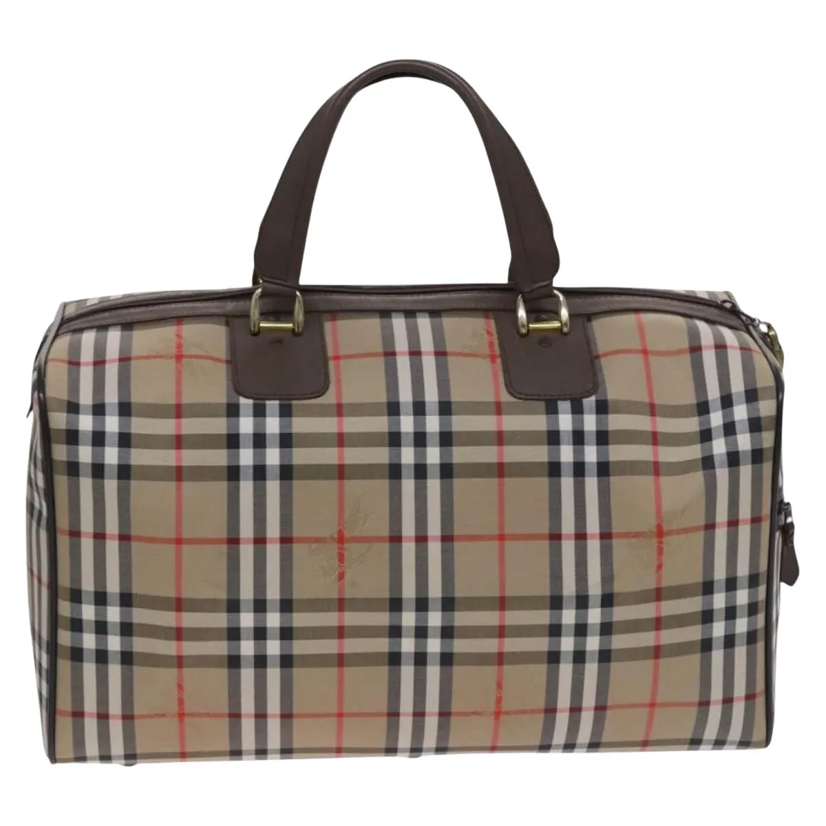 Burberry Nova Check Canvas Travel Bag (Pre-Owned)