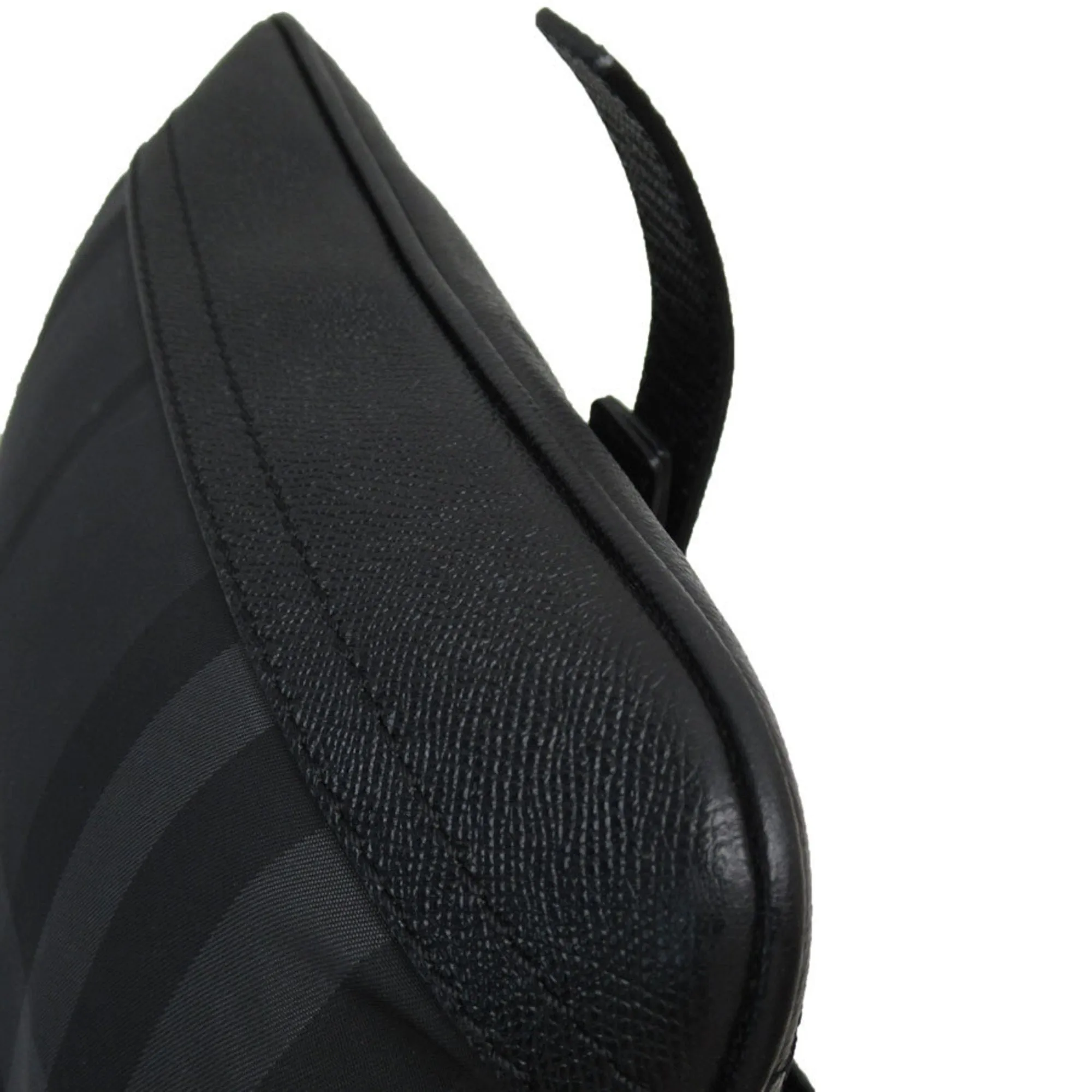 Burberry  Nylon Leather Shoulder Bag (Pre-Owned)