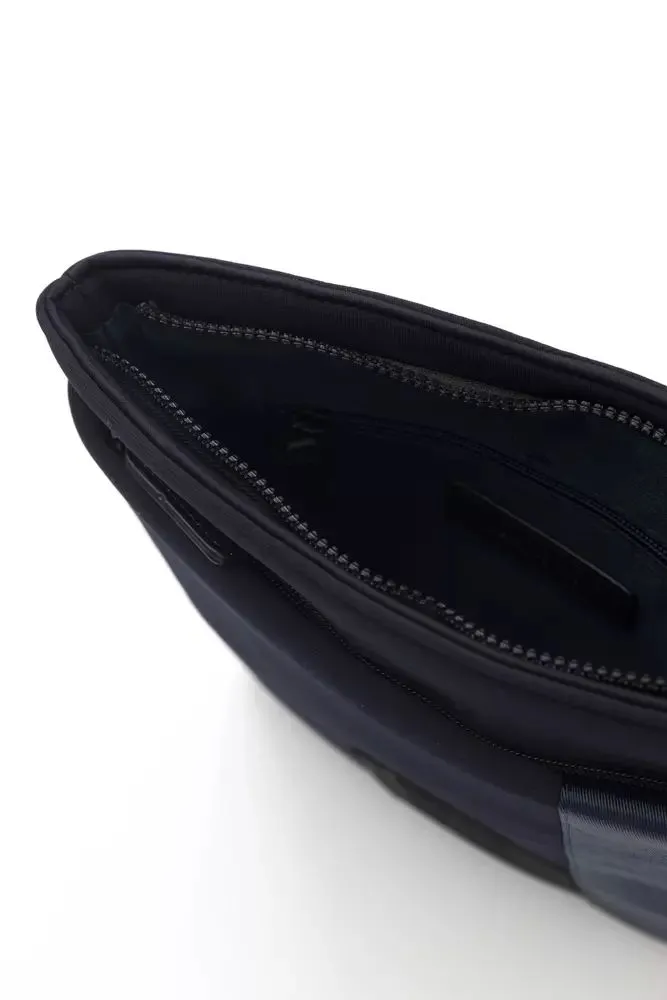 Cerruti 1881 Sleek  Messenger Bag with Logo Men's Detail