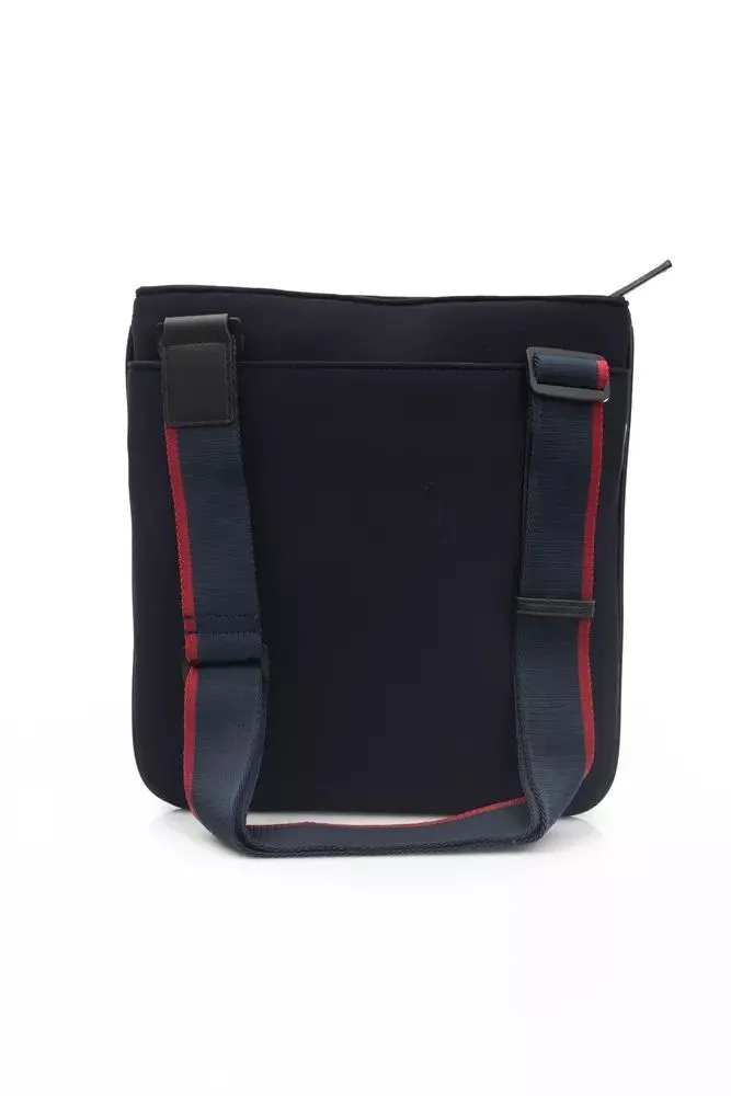 Cerruti 1881 Sleek  Messenger Bag with Logo Men's Detail