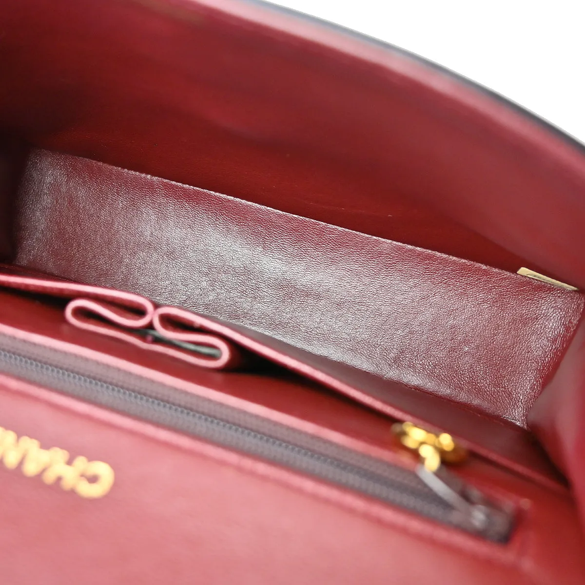 Chanel 1989-1991 Black Lambskin Medium Classic Double Flap Shoulder Bag