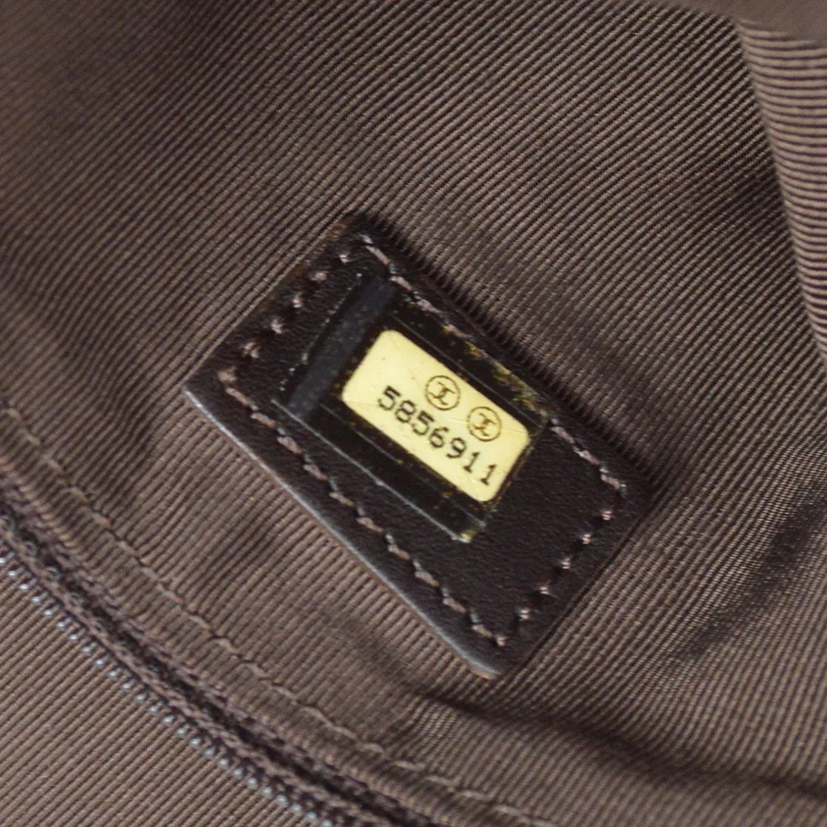 CHANEL 1997-1999 Brown Suede Logo Shoulder Bag