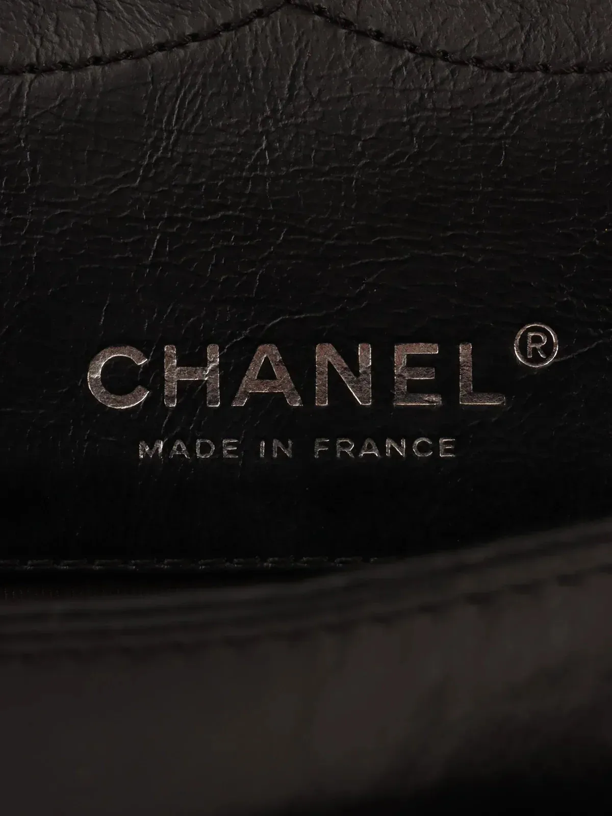 CHANEL Around 2008 Made 2.55 Chain Shoulder Bag Black