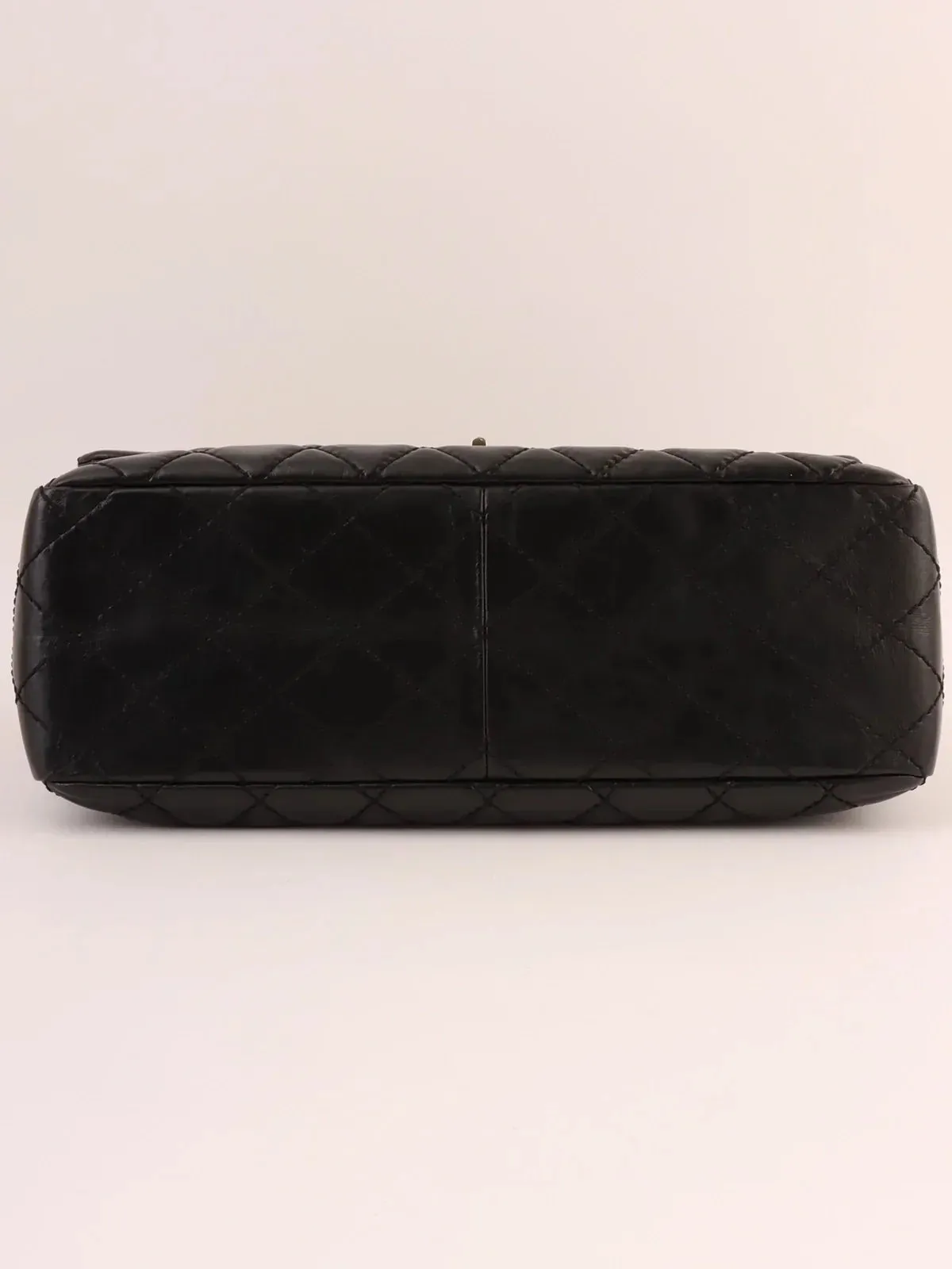 CHANEL Around 2008 Made 2.55 Chain Shoulder Bag Black