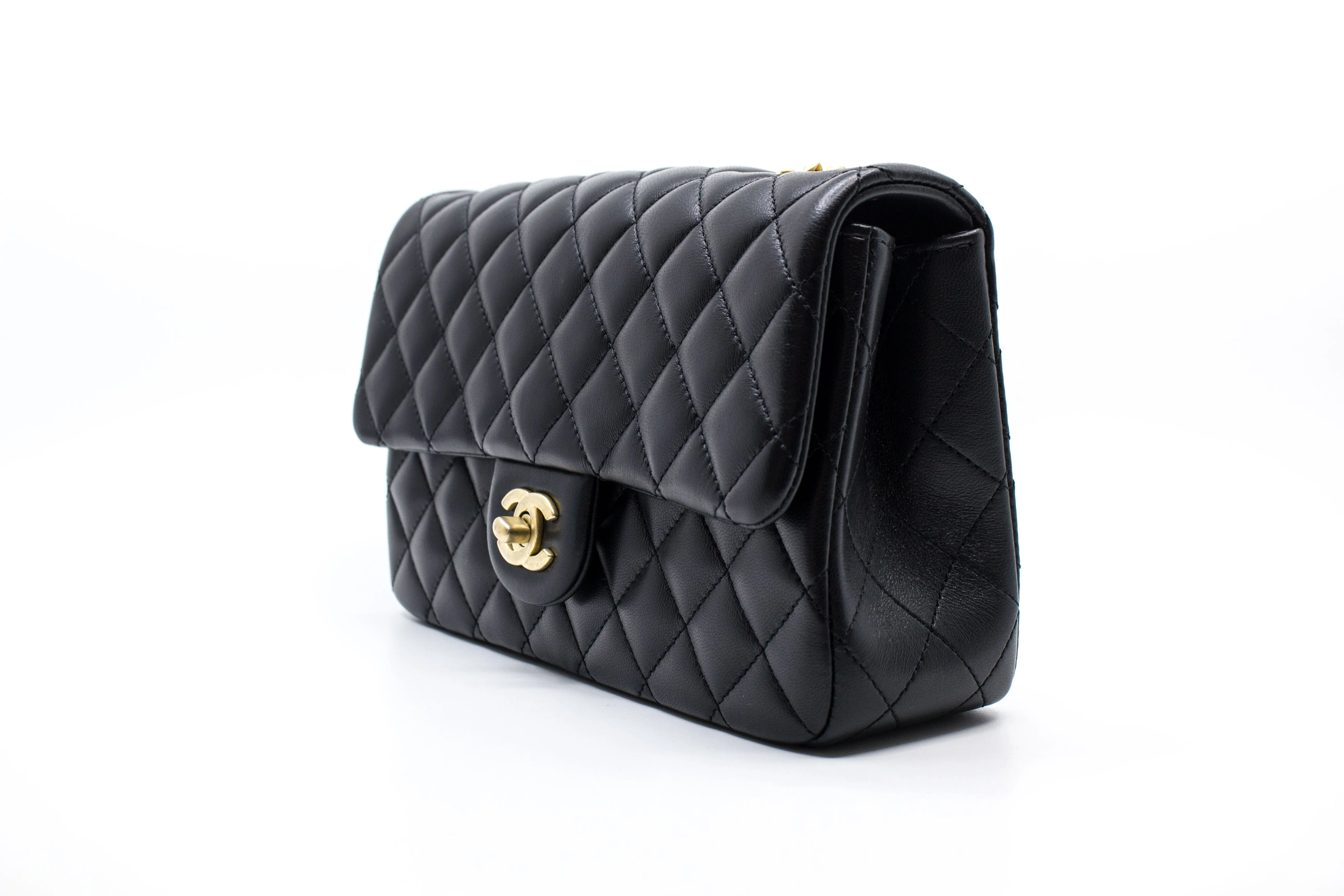 Chanel AS4064 B10716 Chanel 23S Flap Bag  Black   94305 Lambskin Shoulder Bags Ghw