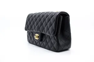 Chanel AS4064 B10716 Chanel 23S Flap Bag  Black   94305 Lambskin Shoulder Bags Ghw