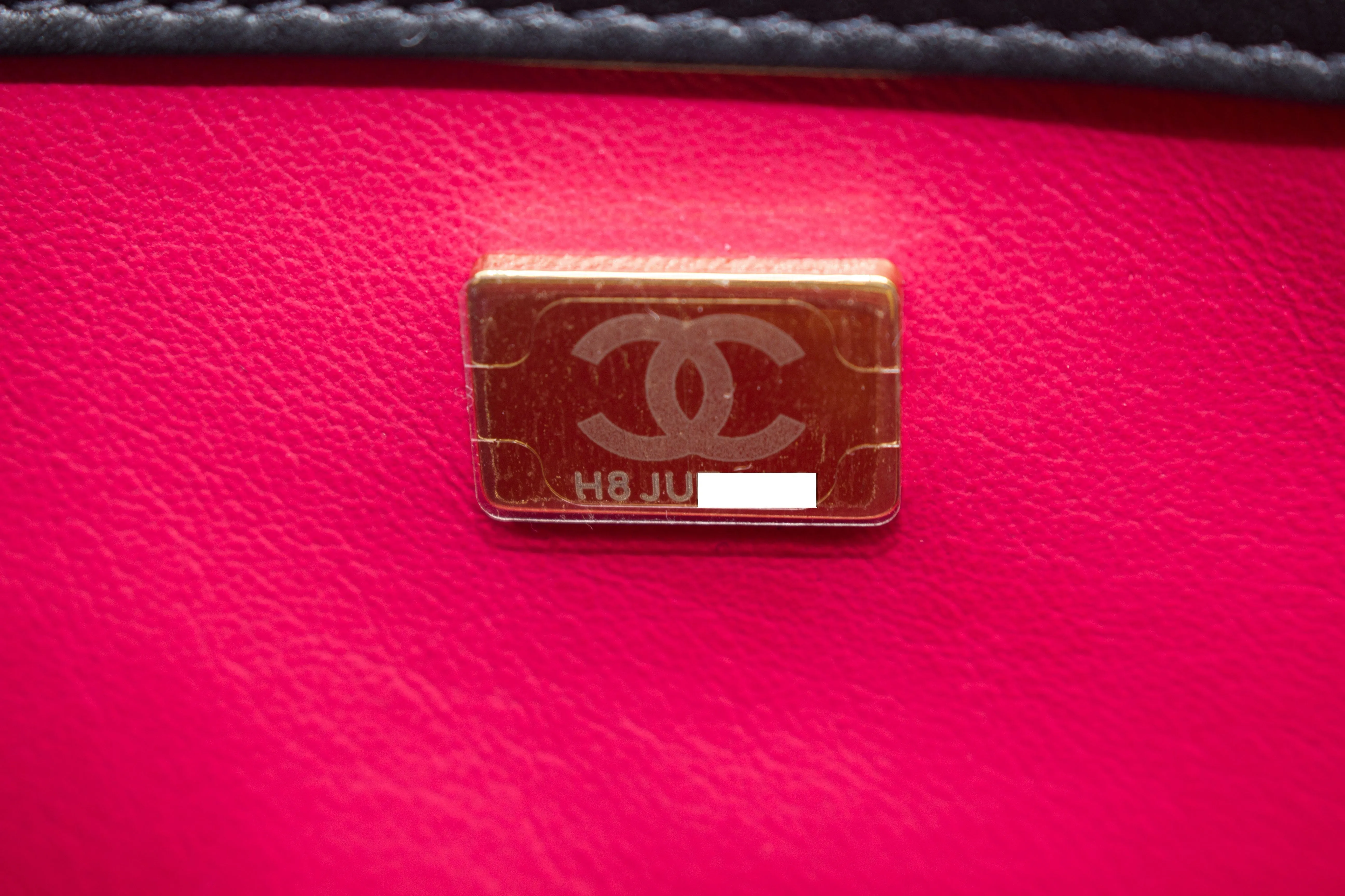 Chanel AS4064 B10716 Chanel 23S Flap Bag  Black   94305 Lambskin Shoulder Bags Ghw