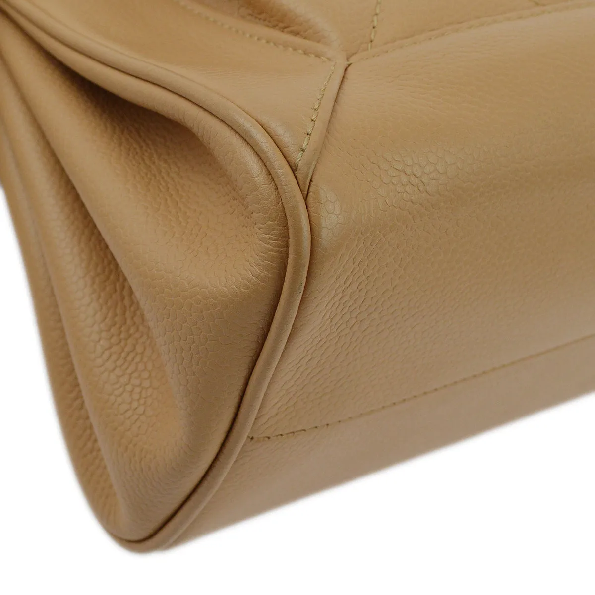 Chanel Beige Caviar Chain Shoulder Bag