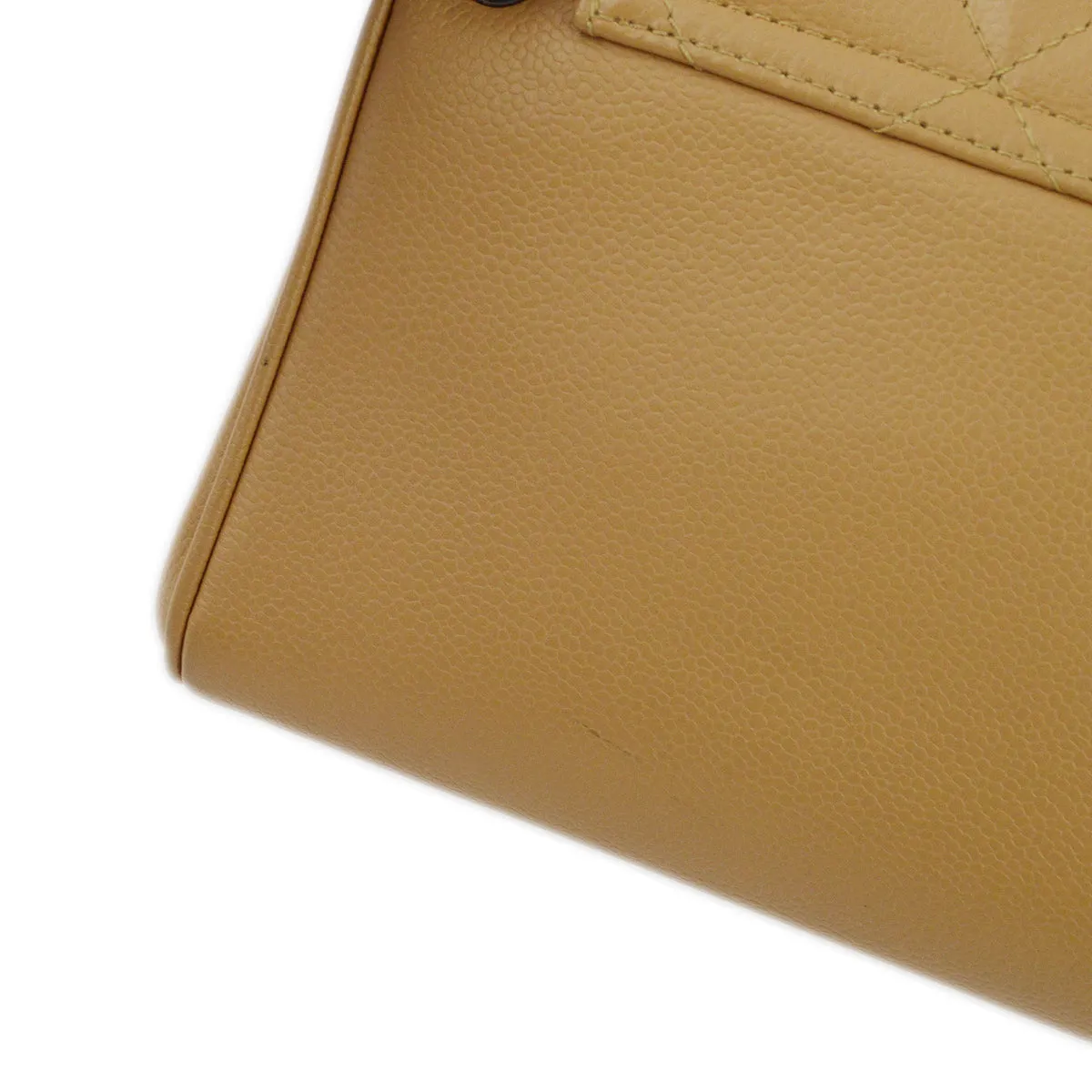 Chanel Beige Caviar Chain Shoulder Bag