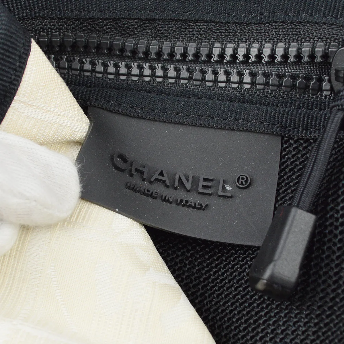 Chanel Beige New Travel Sport Line Shoulder Bag