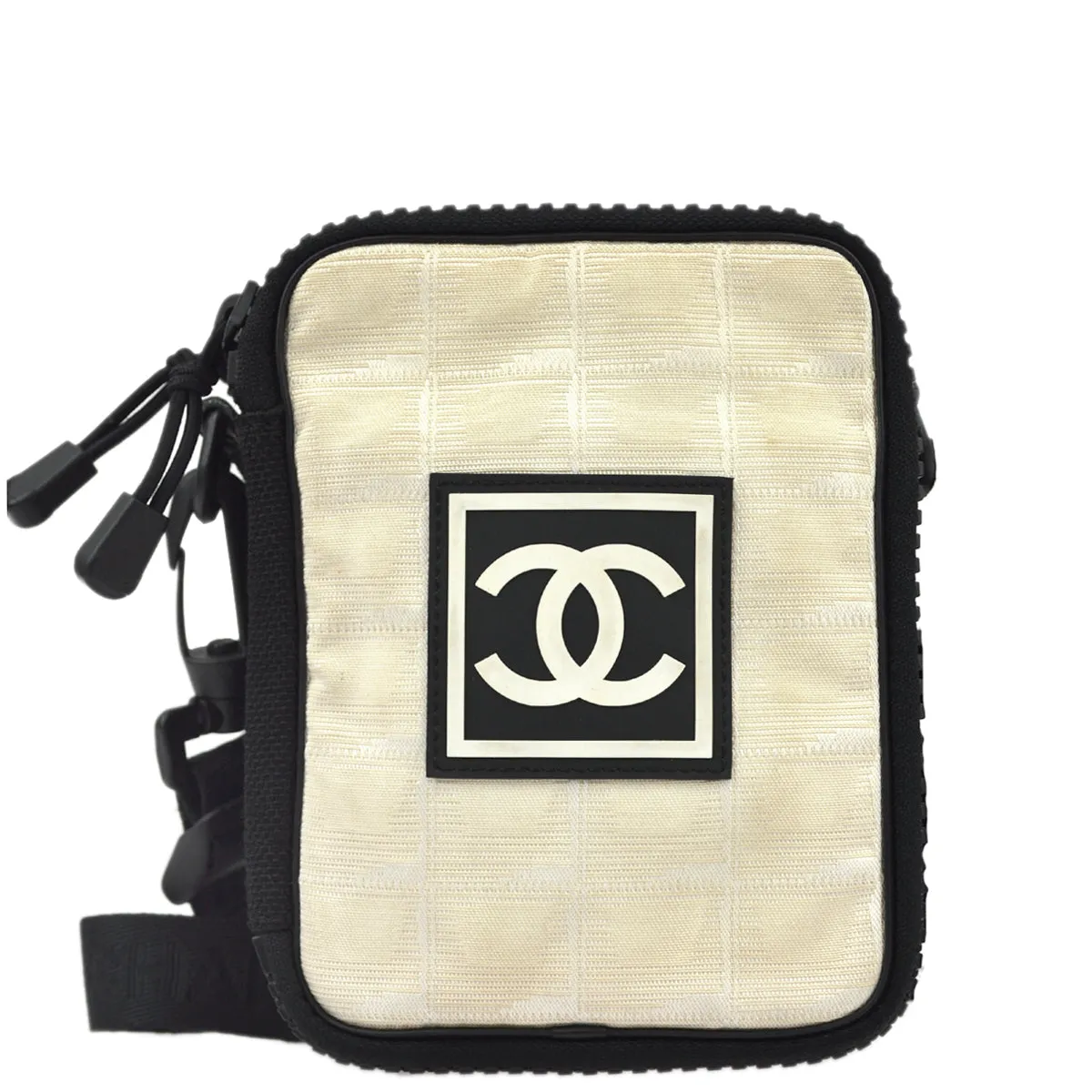 Chanel Beige New Travel Sport Line Shoulder Bag
