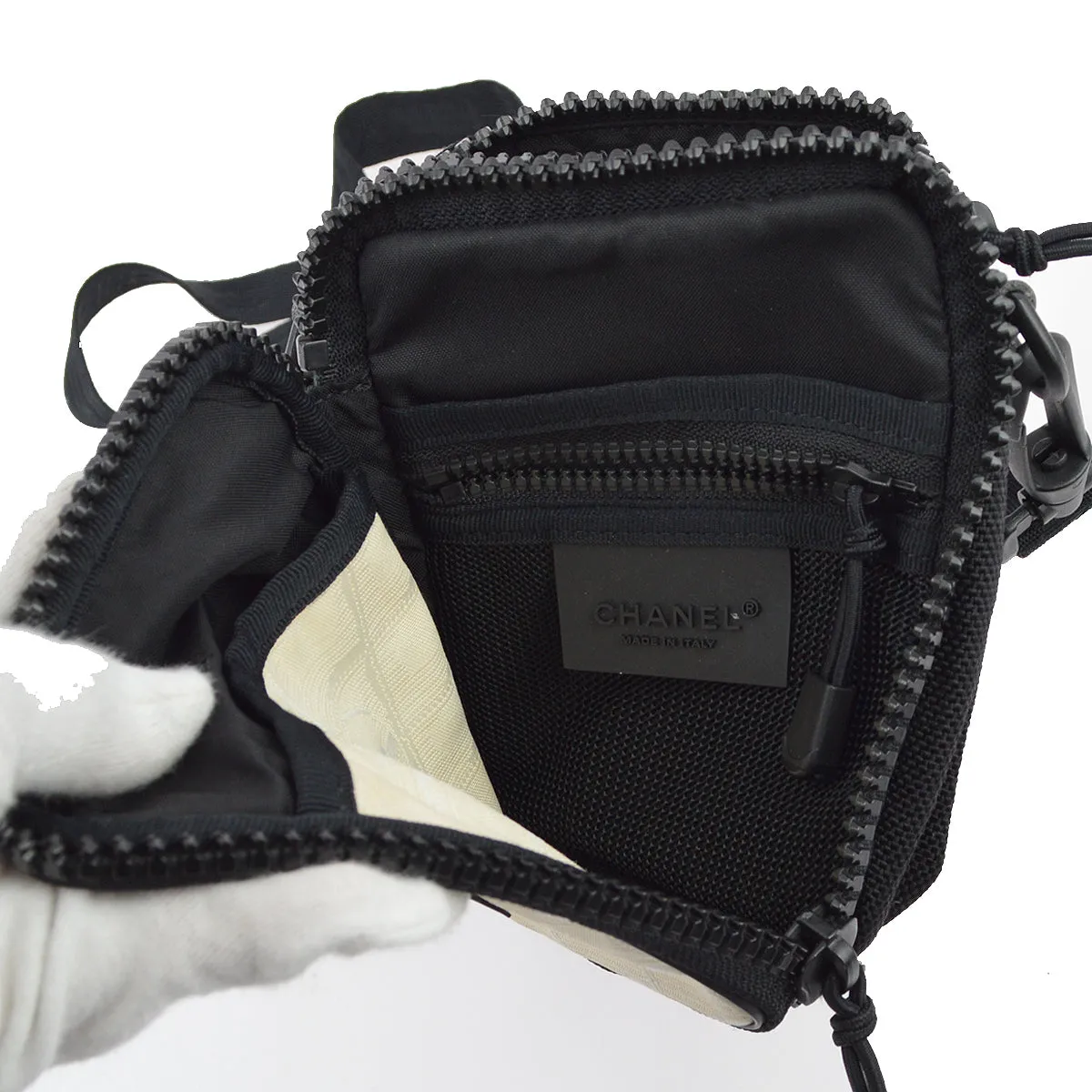 Chanel Beige New Travel Sport Line Shoulder Bag