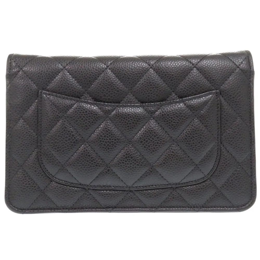 CHANEL Shoulder Bag AP0250 Caviar skin black Matrasse COCO Mark