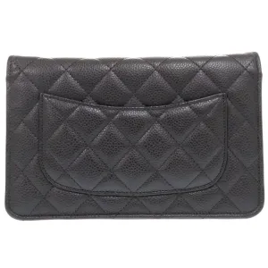 CHANEL Shoulder Bag AP0250 Caviar skin black Matrasse COCO Mark