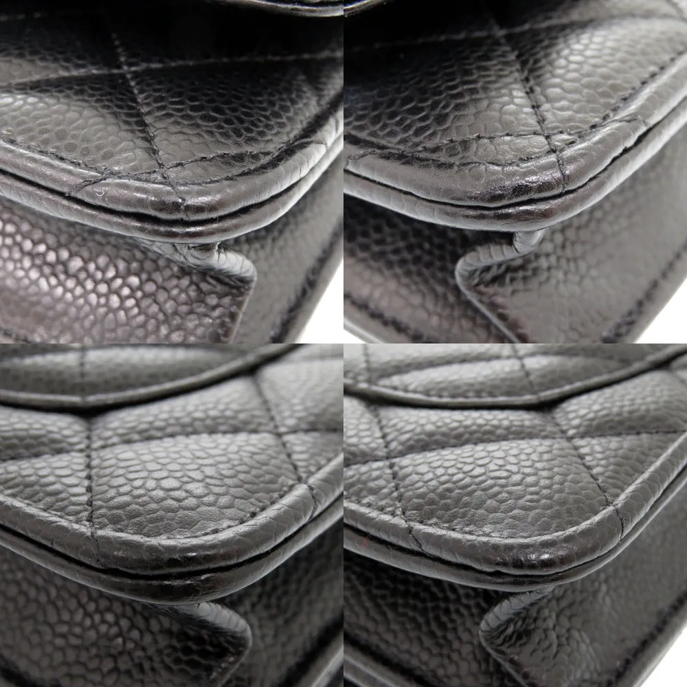 CHANEL Shoulder Bag AP0250 Caviar skin black Matrasse COCO Mark