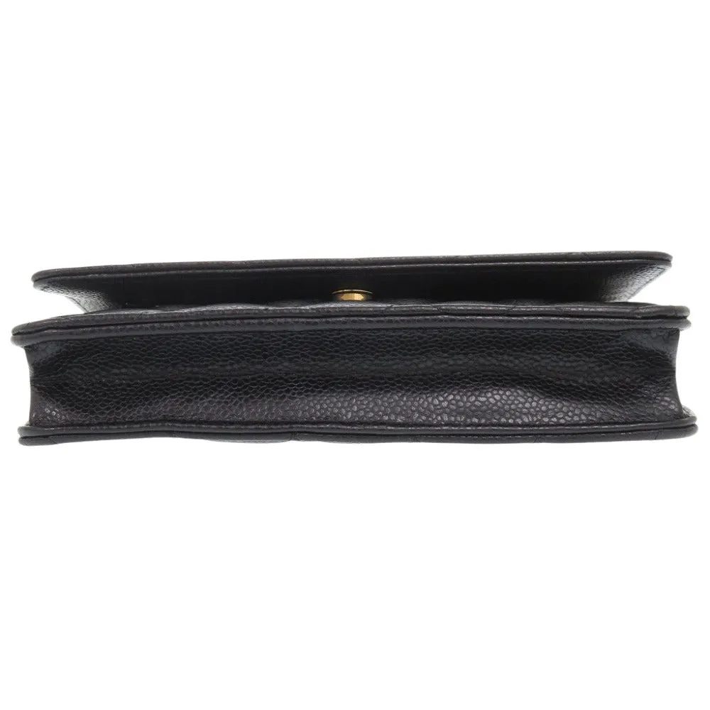 CHANEL Shoulder Bag AP0250 Caviar skin black Matrasse COCO Mark