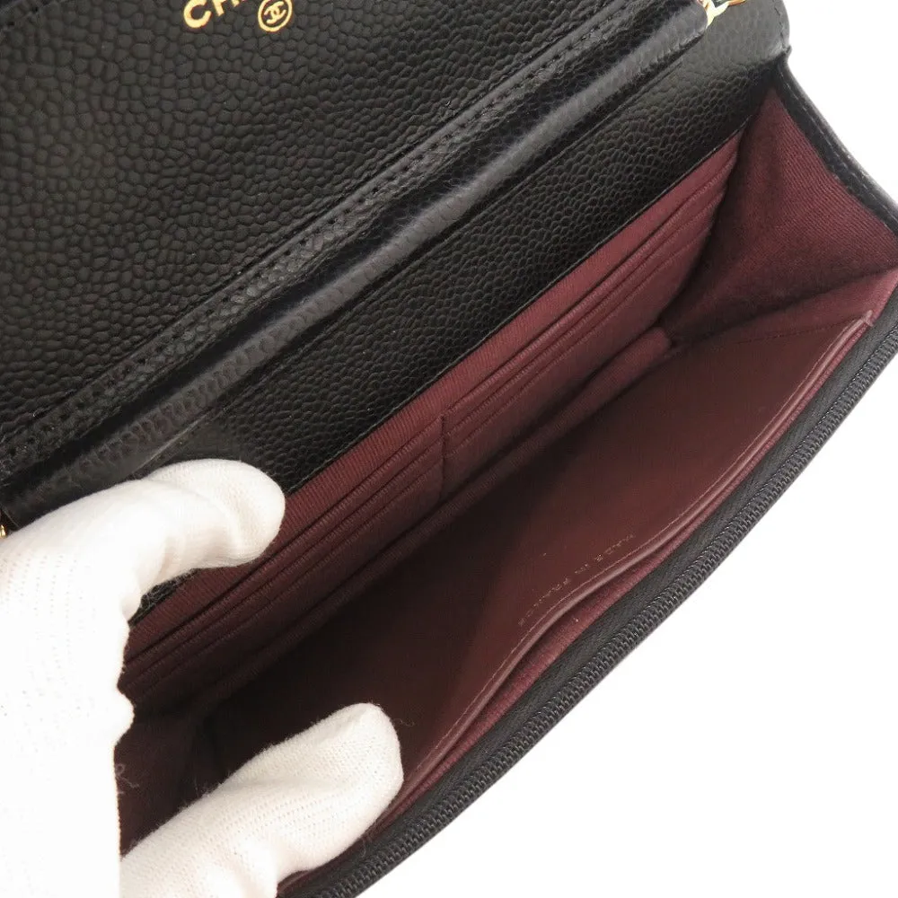 CHANEL Shoulder Bag AP0250 Caviar skin black Matrasse COCO Mark