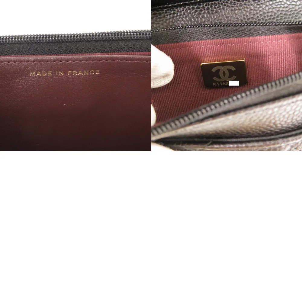 CHANEL Shoulder Bag AP0250 Caviar skin black Matrasse COCO Mark