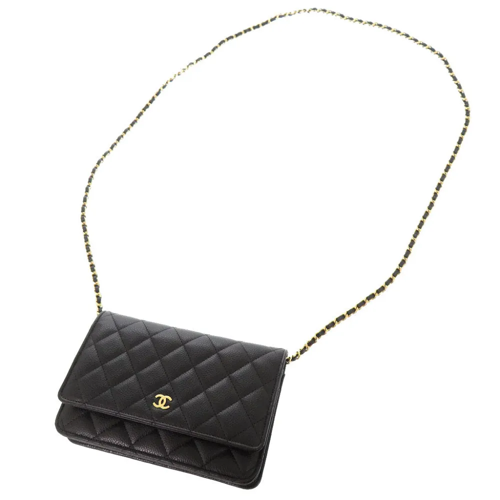 CHANEL Shoulder Bag AP0250 Caviar skin black Matrasse COCO Mark