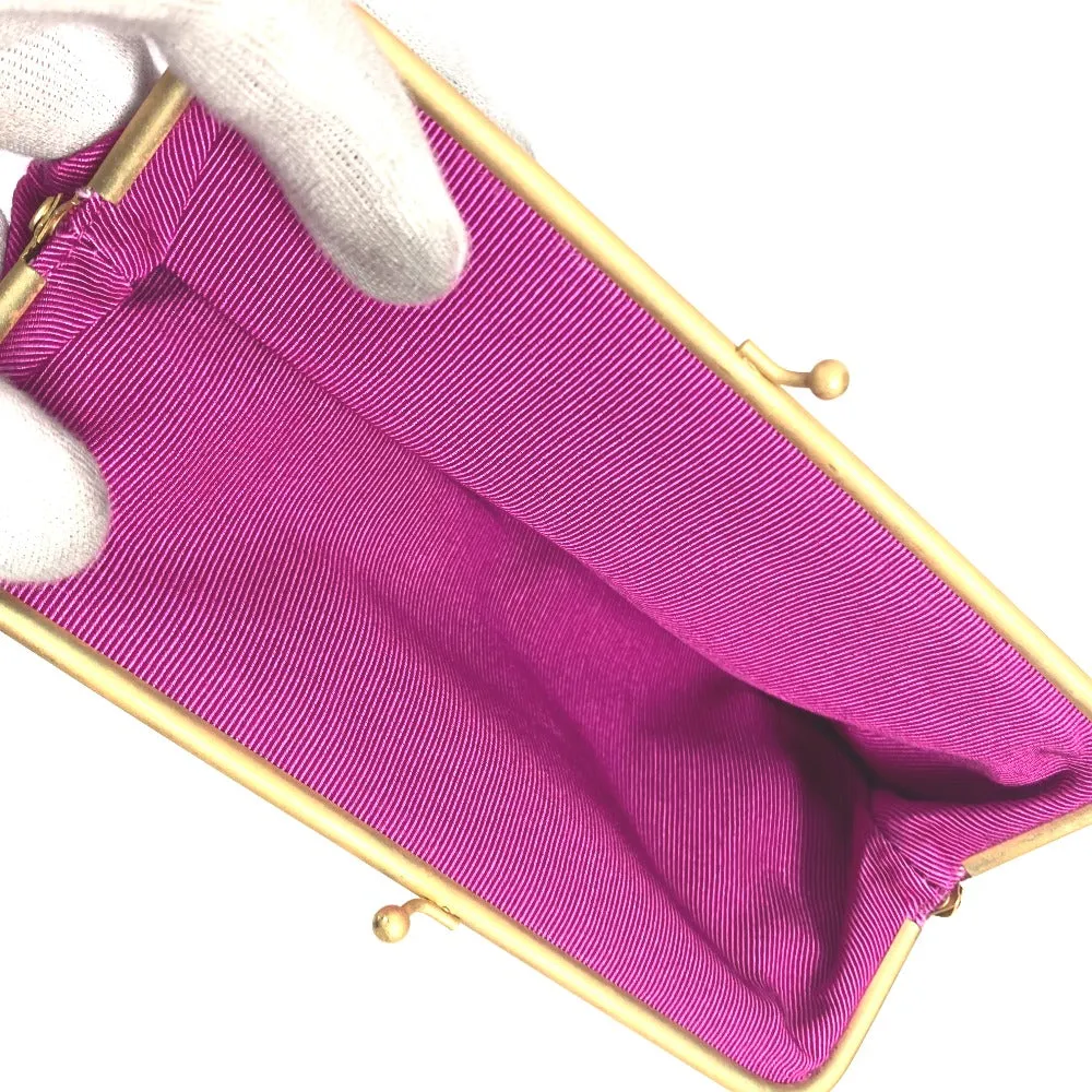 CHANEL Shoulder Bag cotton pink vintage quilting Women Used