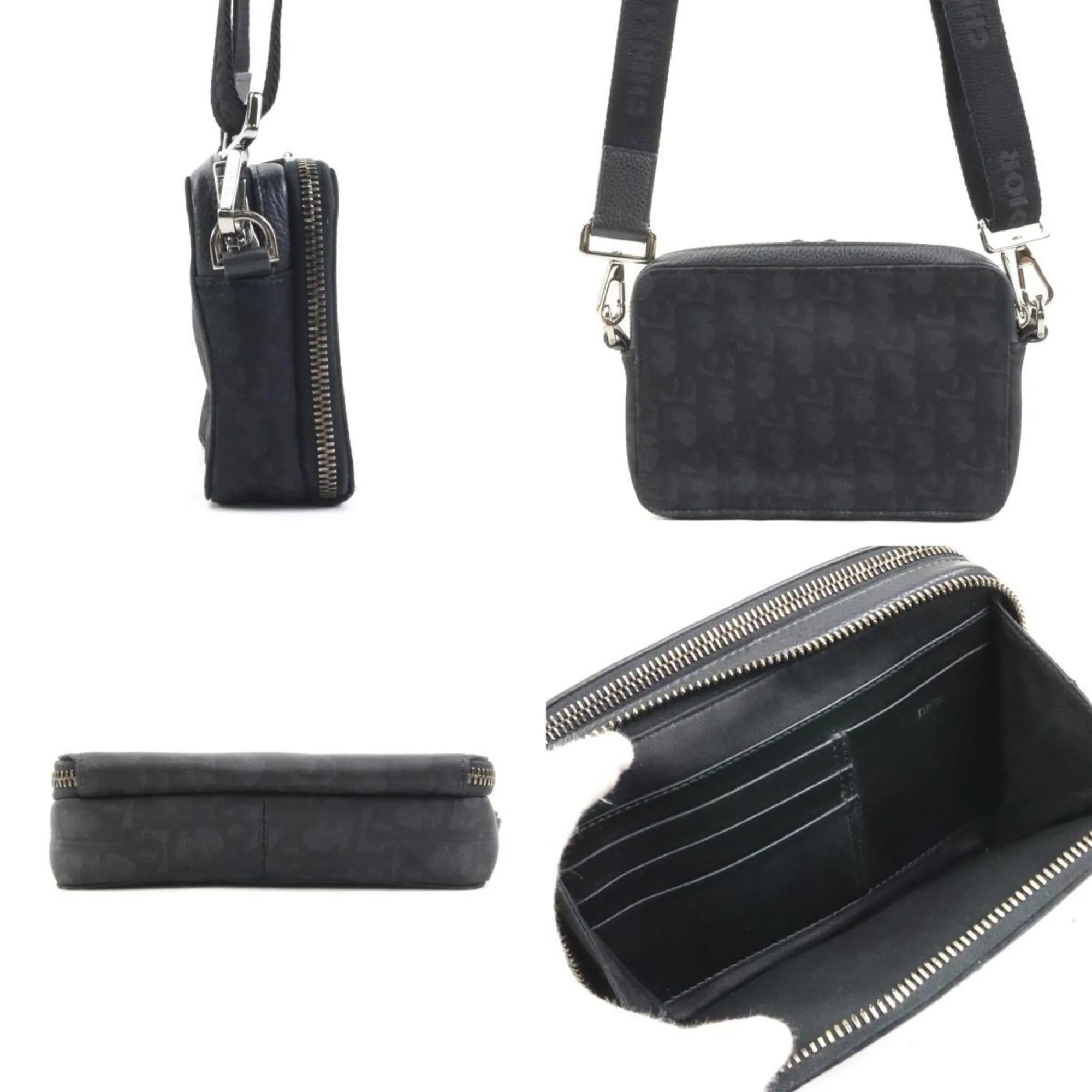 Christian Dior Nylon Canvas Shoulder Bag (Pre-Owned)
