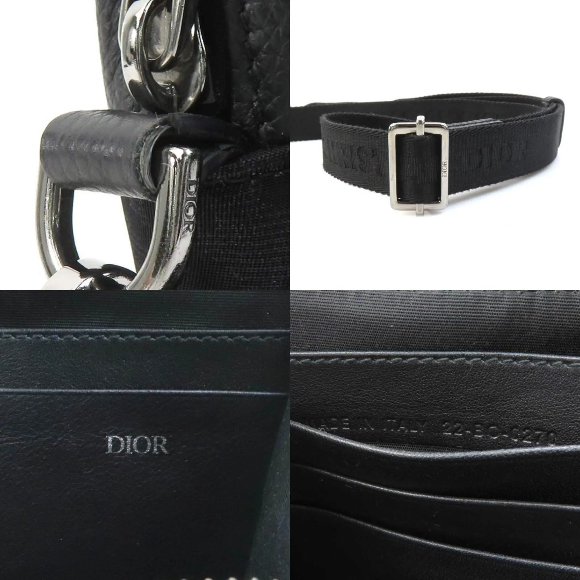 Christian Dior Nylon Canvas Shoulder Bag (Pre-Owned)